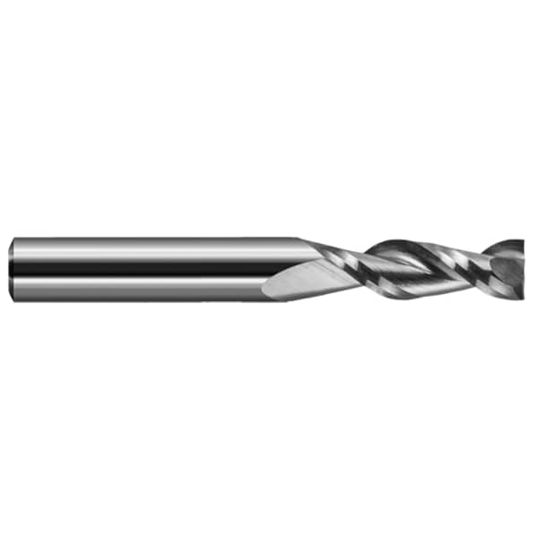Harvey Tool End Mill for Plastics - 2 Flute - Square, 0.0312
